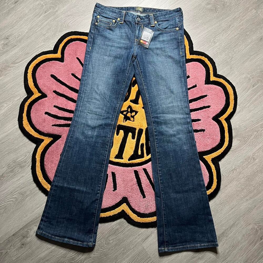 Women’s Kasil by David Lim Bootcut Flared Denim Jeans Size 30 Blue